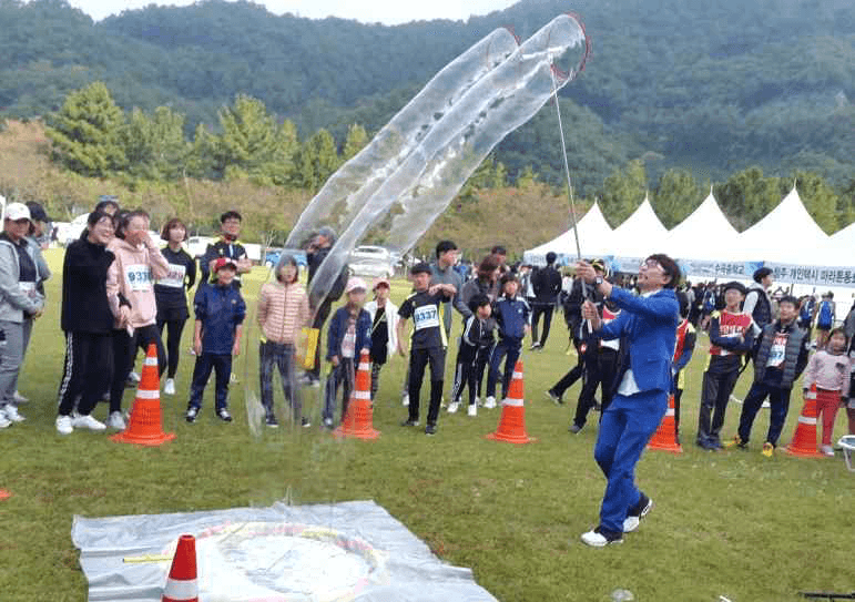 버블쇼 공연 현장
